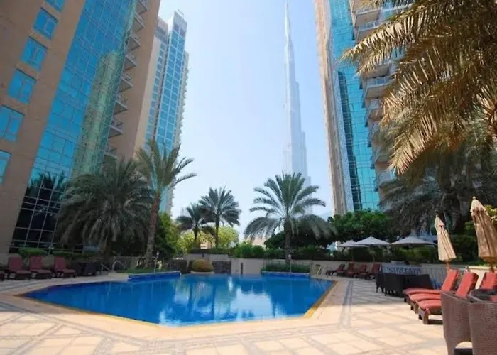Golden Homes Burj Residences Tower 05 1Br City View Near Dubai Mall & Burj Khalifa
